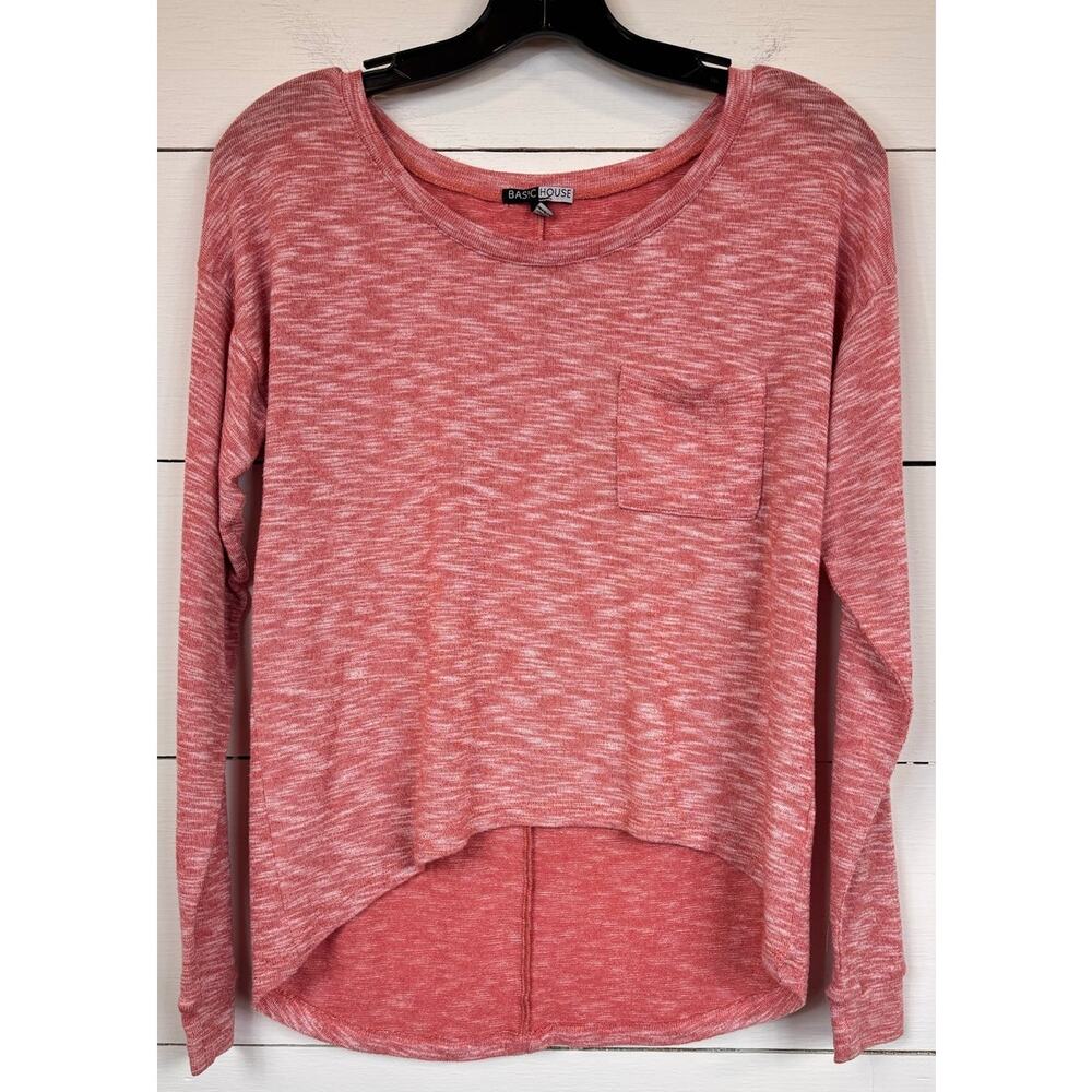 Basic House Long Sleeve Knit Blouse Women's Size Large